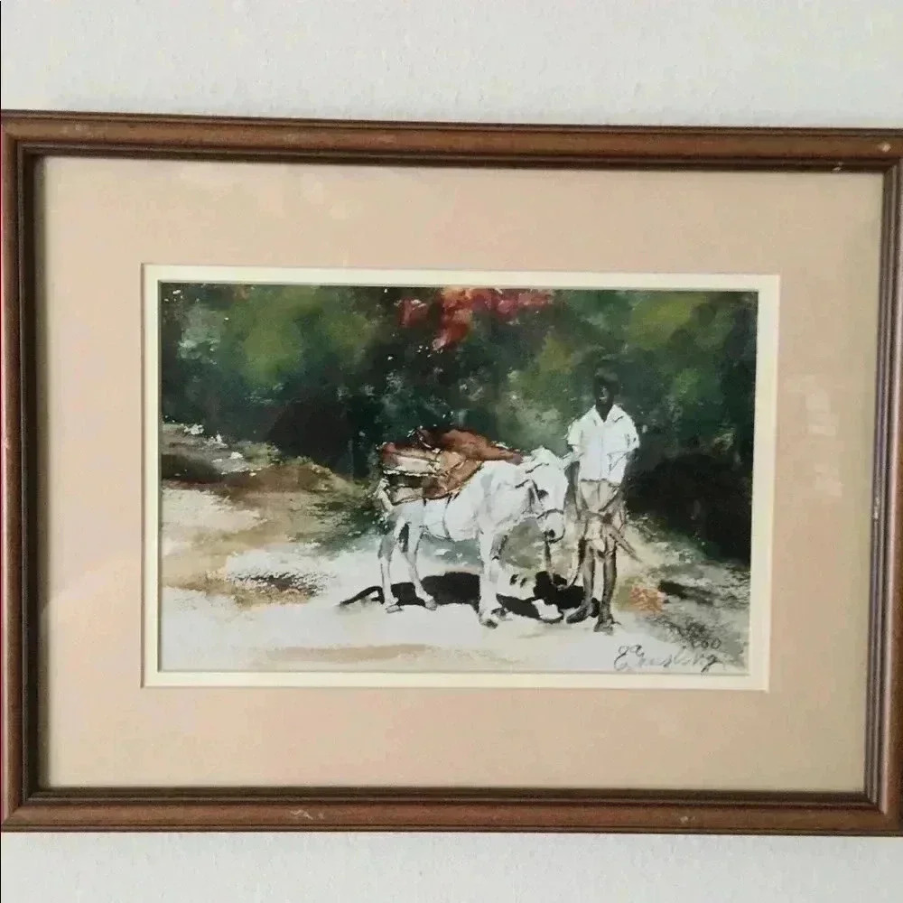 E. Grusling Original Painting Signed